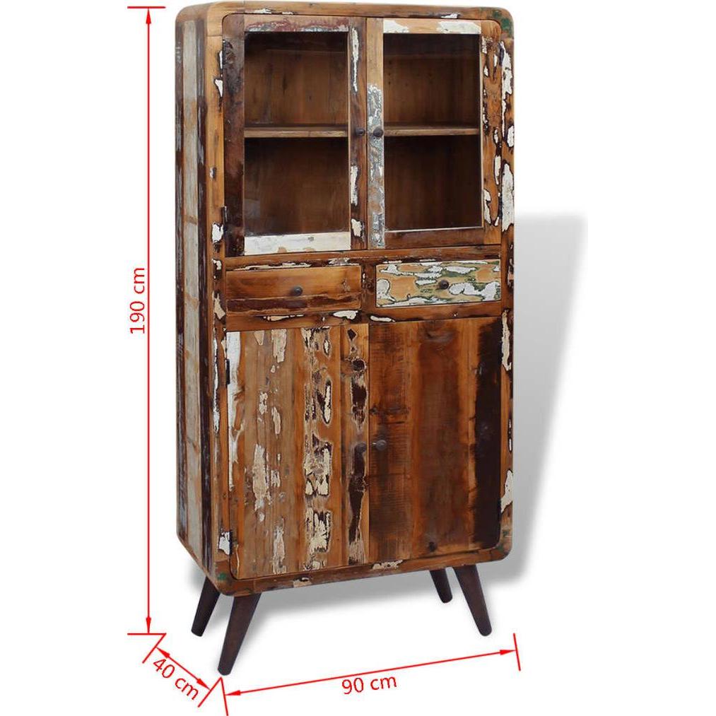 VidaXL, Kommode + Sideboard, Küchenschrank (90 x 40 x 190 cm)