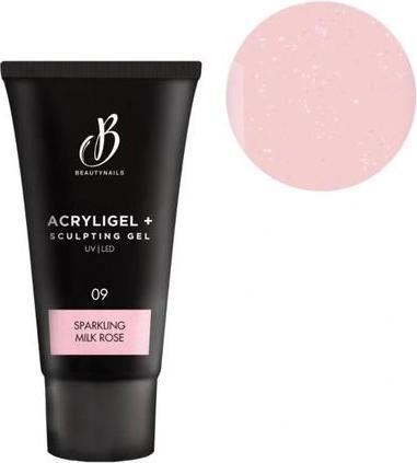 Produktbild Beautynails Acryligel+ Tube Sparkling Milk Rose 30g (Kunstnägel, Sparkling Milk Rose)
