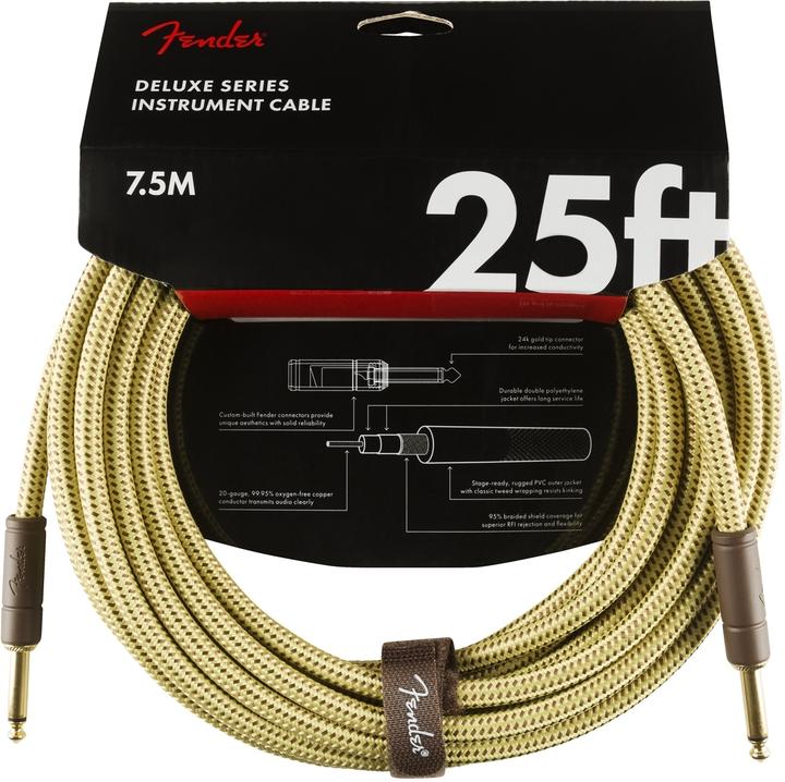 Produktbild Fender Kabel Deluxe 7,5m tweed (7.50 m)