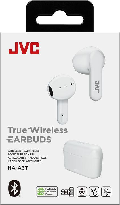 Actual product image JVC HA-A3T (No noise cancelling, 22 h, Wireless)