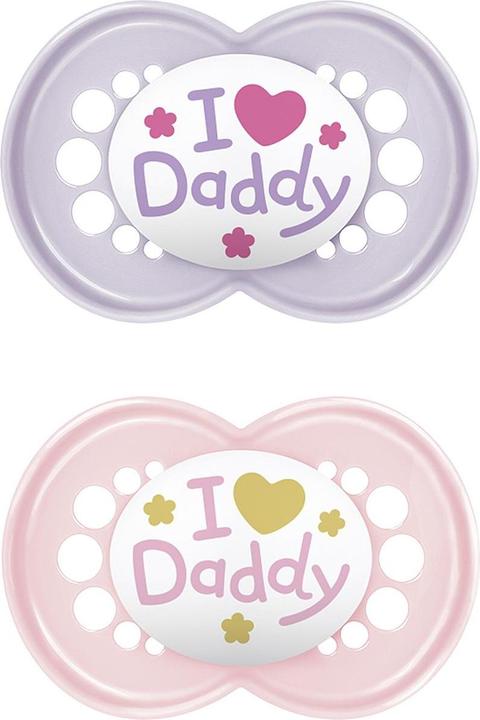 Produktbild MAM Ori.Silikon 6-16Daddy rose 2St (2 x, ab 6 Monaten)