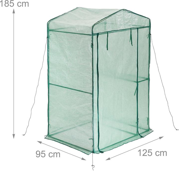 Actual product image Relaxdays Foil greenhouse