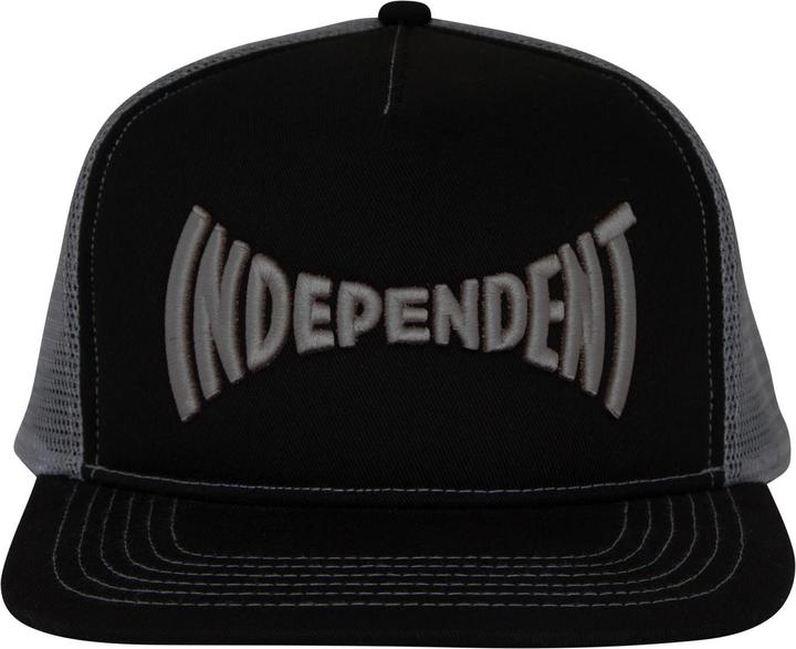 Actual product image Independent Span Mesh Structured Trucker Cap