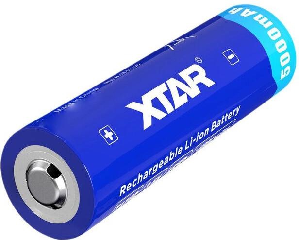 Actual product image Xtar 5000mAh 3.6V 21700 battery with PCB (1 pcs., Device specific, 5000 mAh)