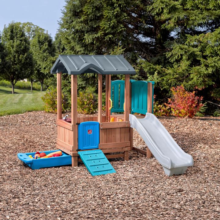 Produktbild Step2 Woodland Adventure Playhouse & Slide