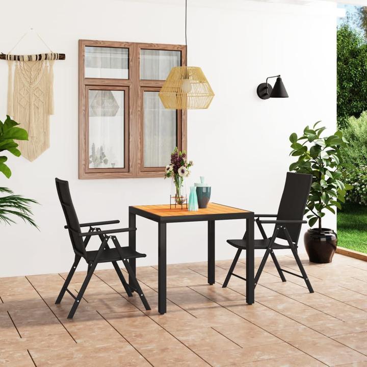 Produktbild vidaXL Garten Essgruppe (79 x 79 x 74 cm)