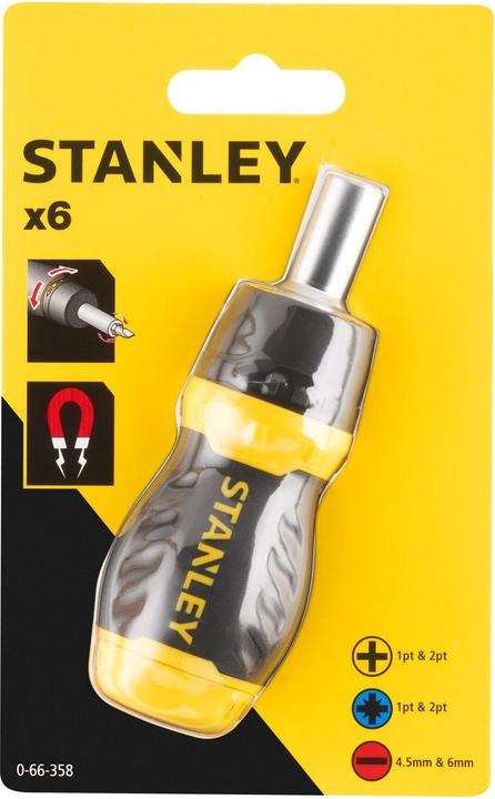 Productafbeelding Black & Decker Bitschroevendraaier BitsRatel (Gleuf, Kruisvormig PZ, Phillipps kruissleuf (PH))