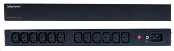 Actual product image Cyberpower BASIC PDU20BHVIEC12R 230V/16A 1U12x IEC-320 Output