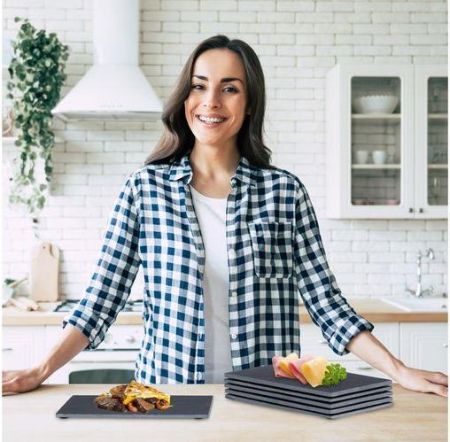 Actual product image Relaxdays 6x slate plate