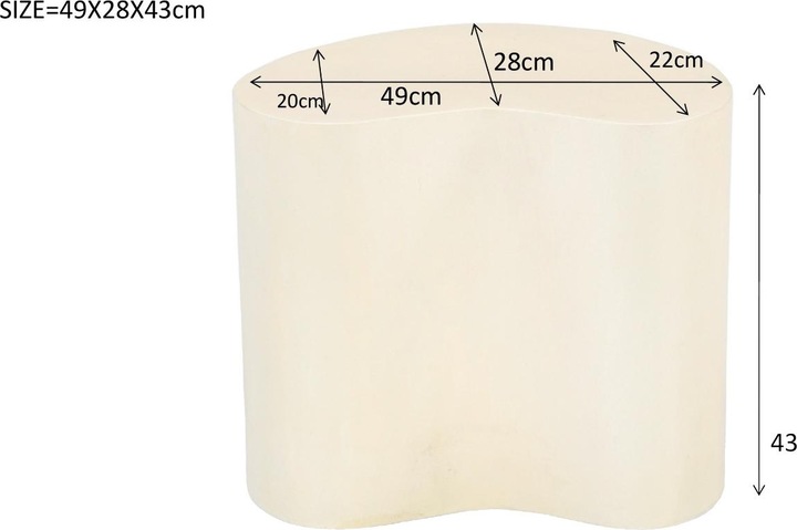 Produktbild Brix Collection Organic (49 x 28 x 43 cm)