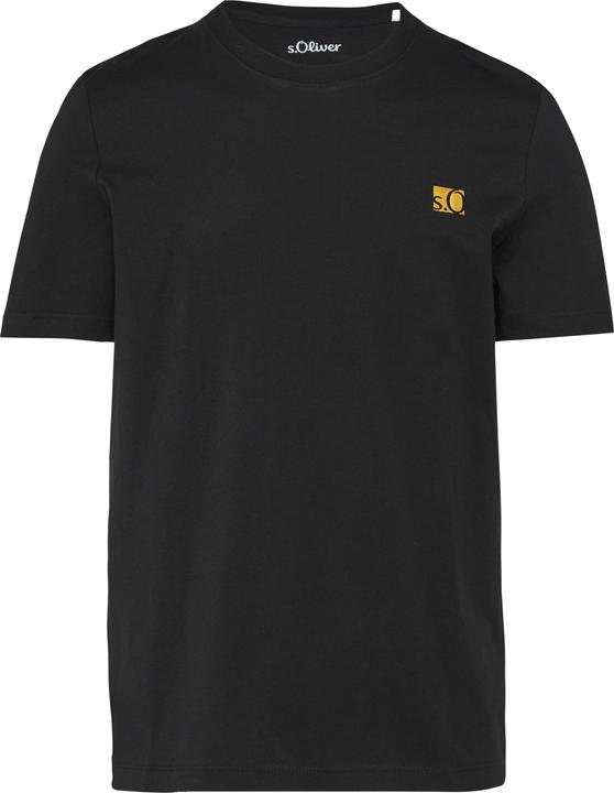 Produktbild s.Oliver T-Shirt T-Shirt mit Gold- oder Silber-Print (L)