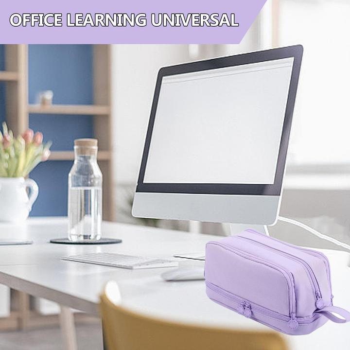 Produktbild Only-Bags.Store Federmäppchen Grosses Fassungsvermögen, 4 Fächer, Federmäppchen Teenager, Federmäppchen