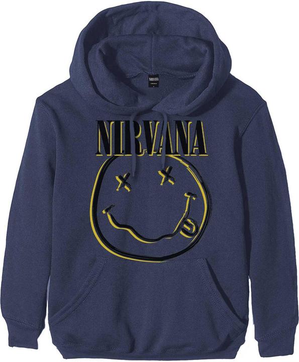 Actual product image Nirvana Inverse Smiling Face (Hoodie) (S)