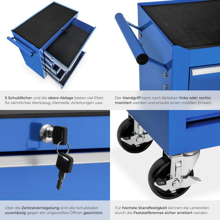 Image du produit tectake Chariot à outils (1 x)