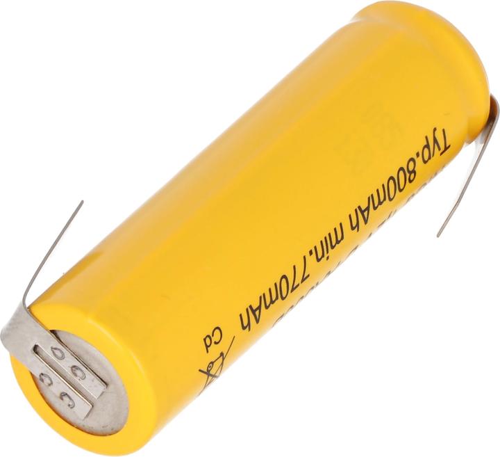 Produktbild AccuCell Akku Flat Top Mignon AA Lötfahne Z-Form (AA)