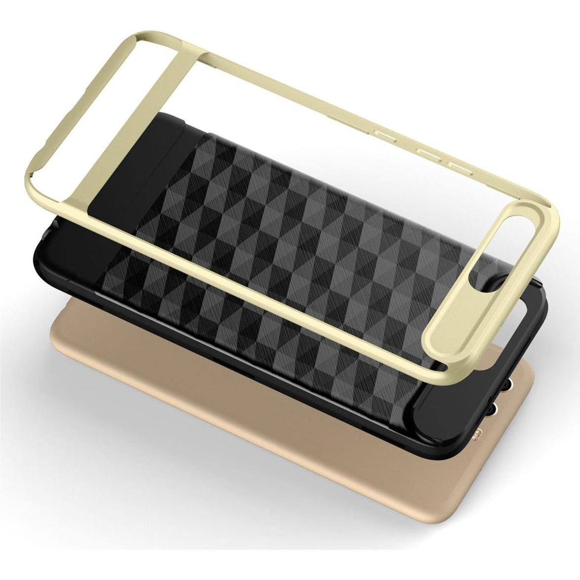 Thumbnail - König Design Huawei P10 Hülle Case Handy Cover Schutz Tasche Schutzhülle Bumper Schale Grau (Haier P10), Smartphone Hüll...
