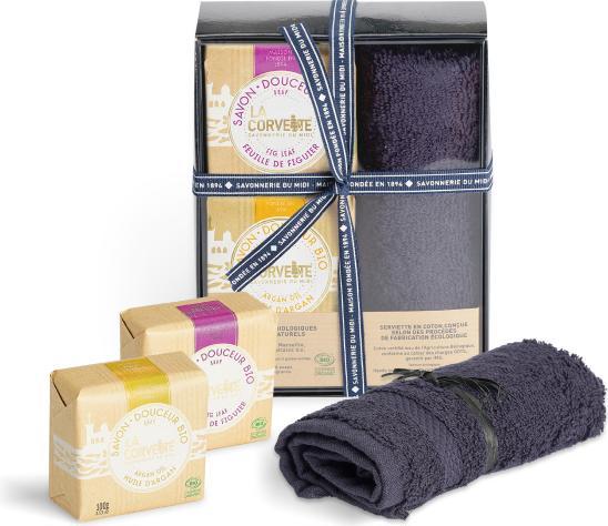 Produktbild La Corvette Geschenkbox Bad Bio Sanft (Körperpflegeset)