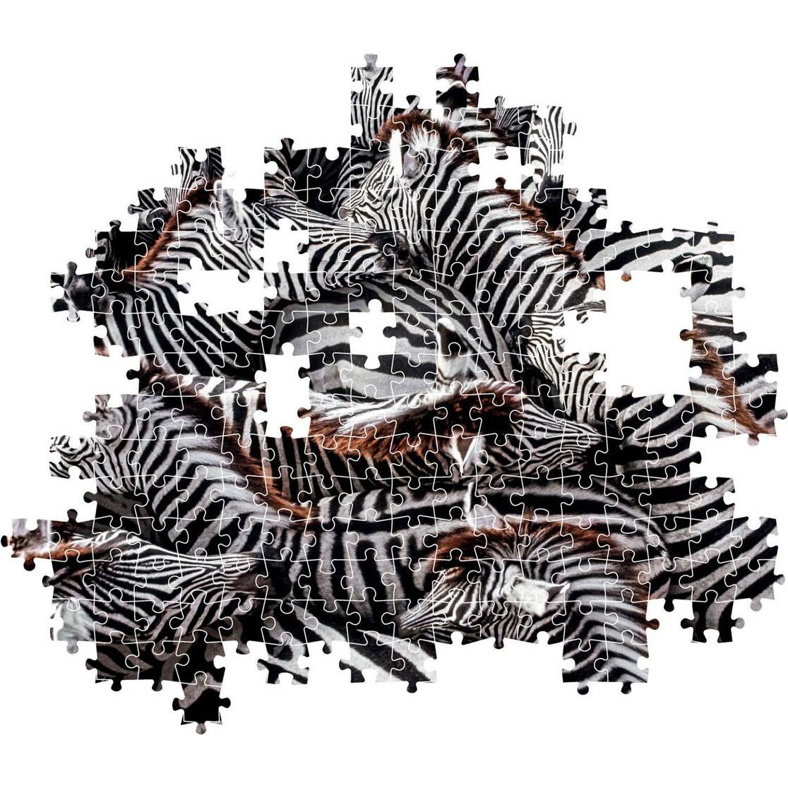 Thumbnail - Clementoni Puzzle National Geographics - Zebra, 1000 Teile. (1000 Teile)