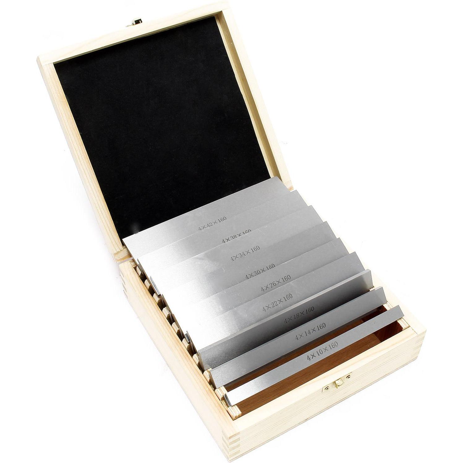 Wiltec, Zubehör Maschine, Parallelunterlagen Set 18x 160mm Schraubstockunterlage Fräsunterlagen Set