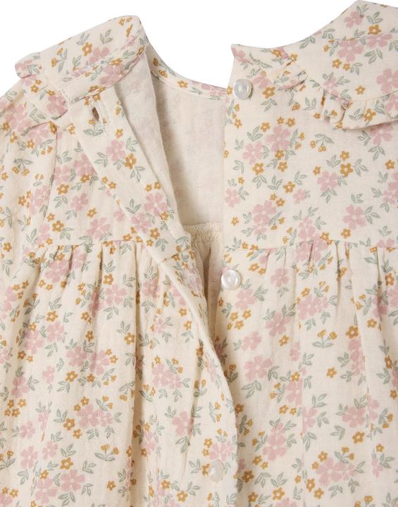Image du produit Vertbaudet Baby Kleid aus geblümtem Musselin (74)
