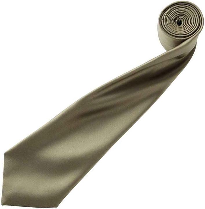 Actual product image Premier Satin tie plain coloured