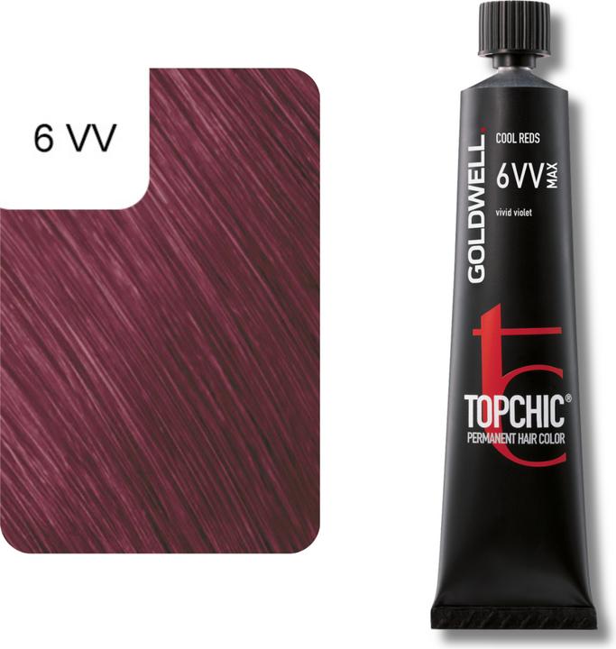 Actual product image Goldwell Topchic (6VV - MAX vivid violet)