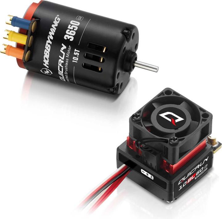 Immagine prodotto Hobbywing QuicRun Combo 10BL60 3650 10.5T G2 Sensored