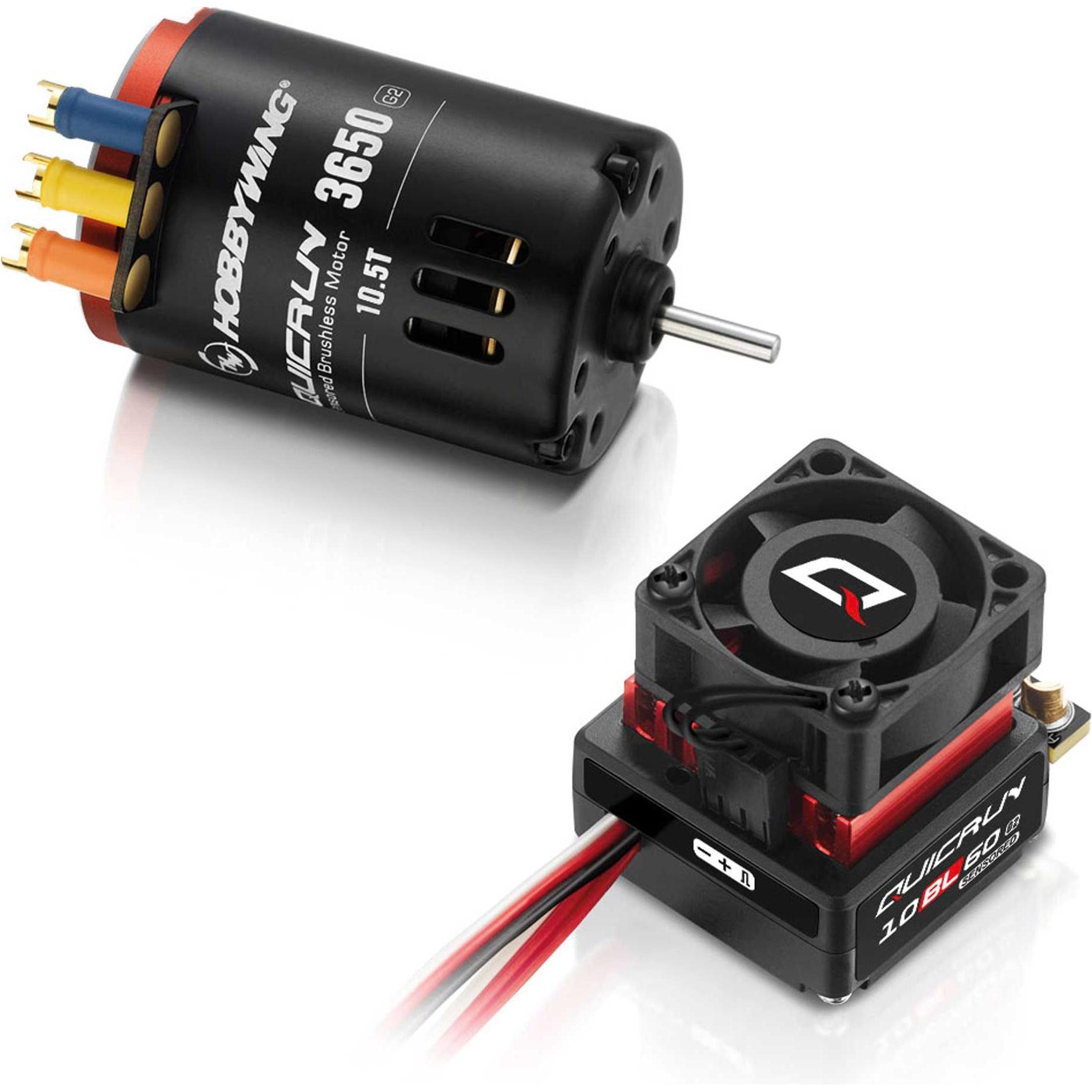 Hobbywing QuicRun Combo 10BL60 3650 10.5T G2 Sensored