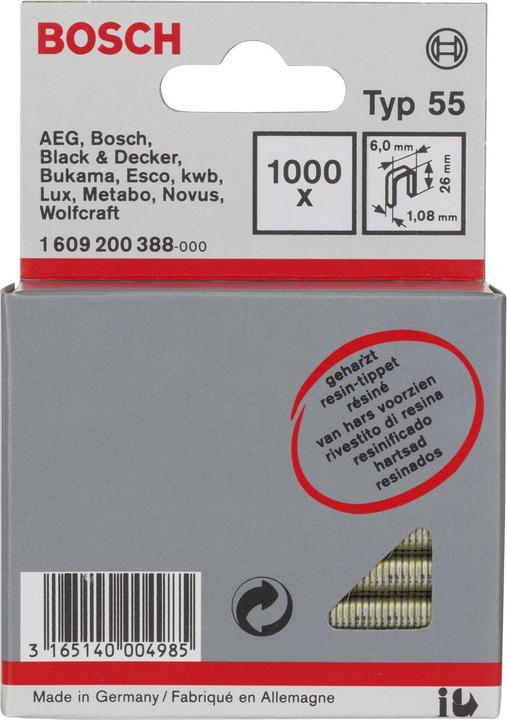 Productafbeelding Bosch Professional Zubehör Smalle rugklem type 55, ge