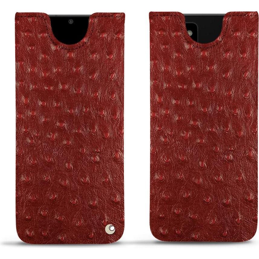 Noreve Lederschutzhülle (Samsung Galaxy Note 20 Ultra), Smartphone Hülle, Rot