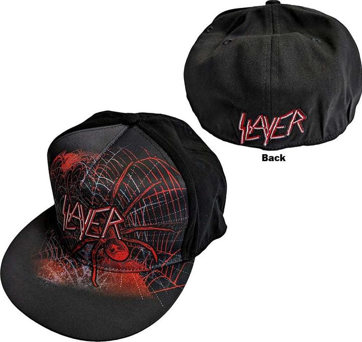 Actual product image Slayer Spiderweb Snapback Cap