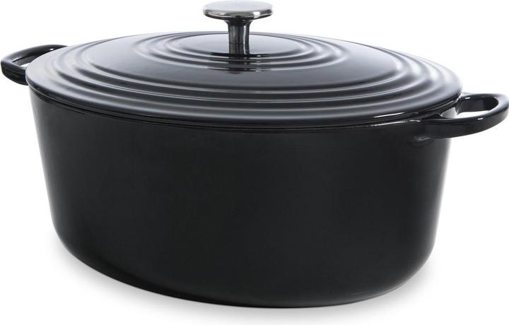 Image du produit BK Bourgogne stoofpot ovaal Jet Black 32cm (32 cm, Casserole, Fonte)