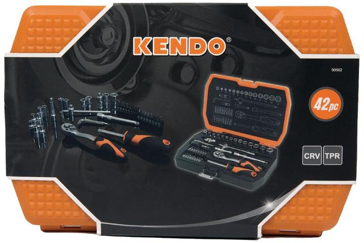 Productafbeelding Kendo Dopsleutel en bitset 1/4"