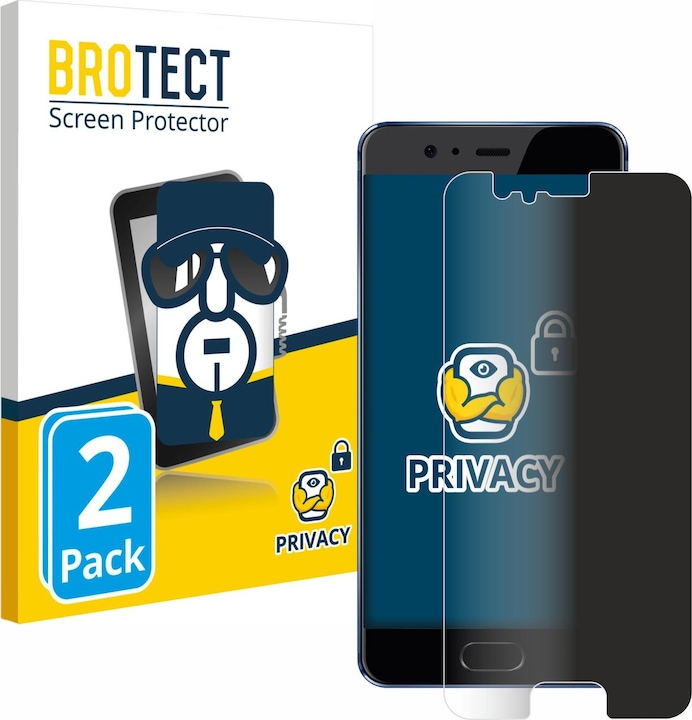 Actual product image BROTECT Anti-spy privacy film Blue light protection film (2 Piece, Haier P10)