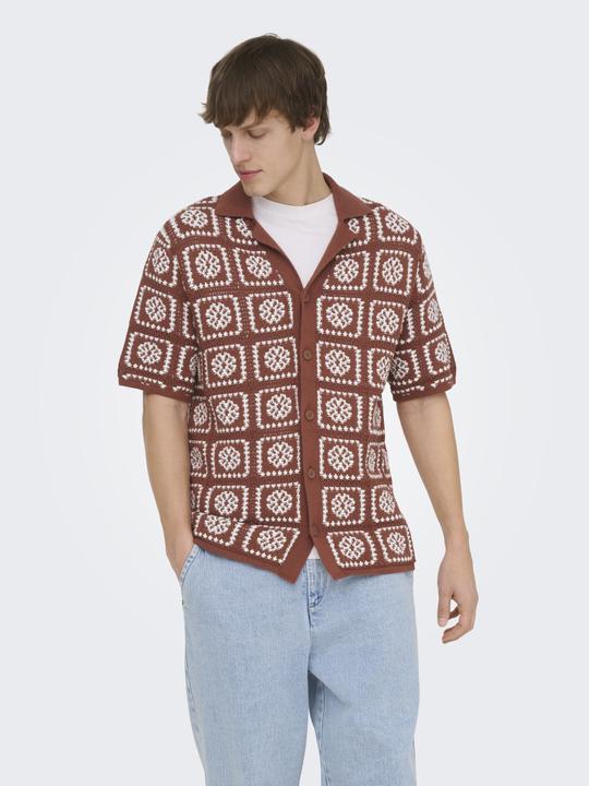 Produktbild Only & Sons ONSBART Strickjacke Gestrickter Rollkragen (S)