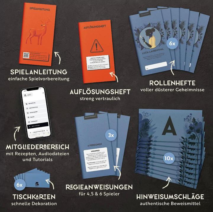 Produktbild Gourmet Criminelle Hirschruf in den Tod - Krimidinner (Deutsch)