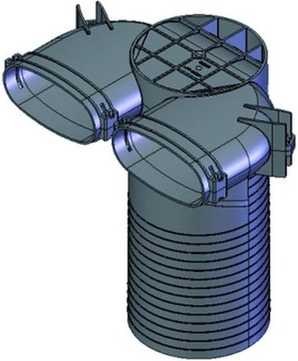 Produktbild Helios Decken-/Wandkasten FlexPipe, DN125