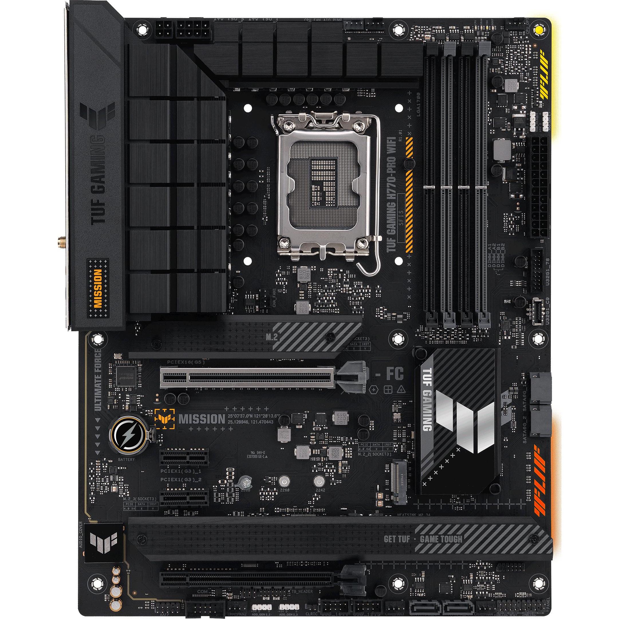 ASUS TUF GAMING H770-PRO WIFI LGA1700 (LGA 1700, Intel H770, ATX), Mainboard