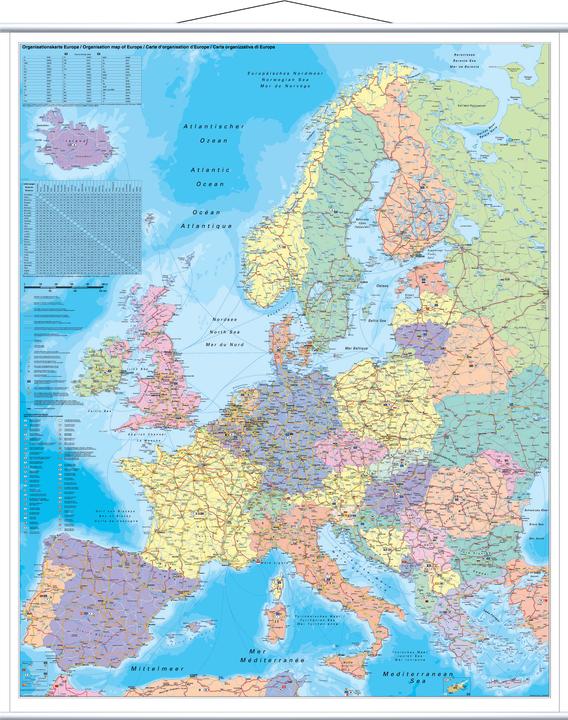 Immagine prodotto Franken Cartina Europa laminata