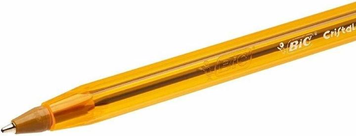 Actual product image Bic Biros Cristal Original Fine transparent Writing colour assorted colours, 10 pcs. (colour assorted, Transparent, 10x)