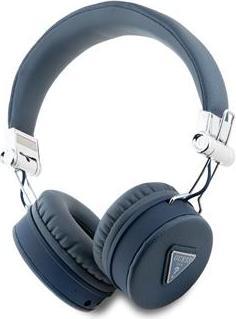 Immagine prodotto Guess Cuffie senza fili ENC con logo a triangolo in PU - Blu (ANC, 32 h, Senza fili)