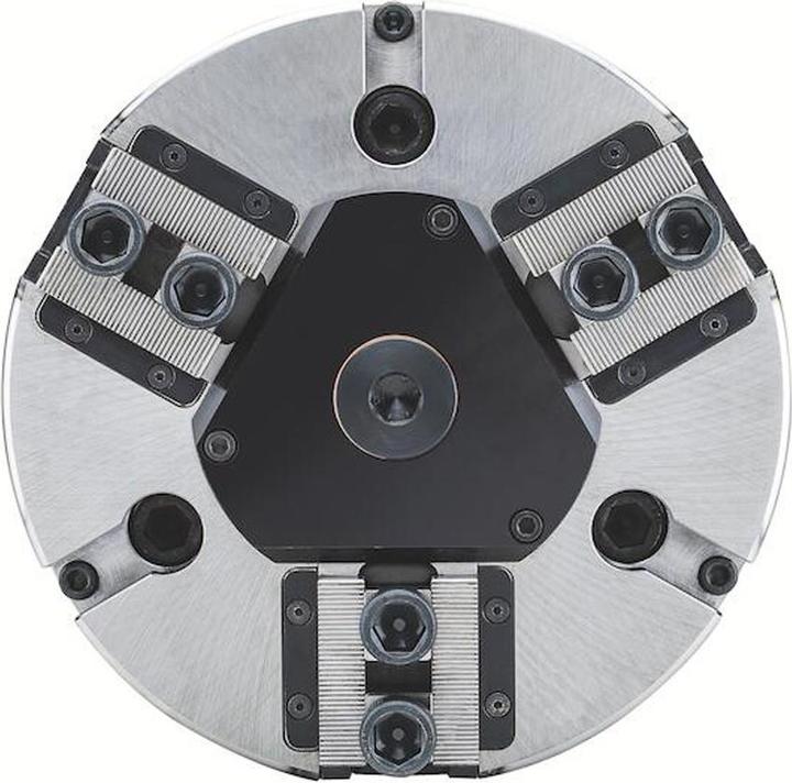 Produktbild Röhm Kraftspannfutter KFD-EC 200, 3-Backen, geführter Kolben, Zylindrische Zentrieraufnahme