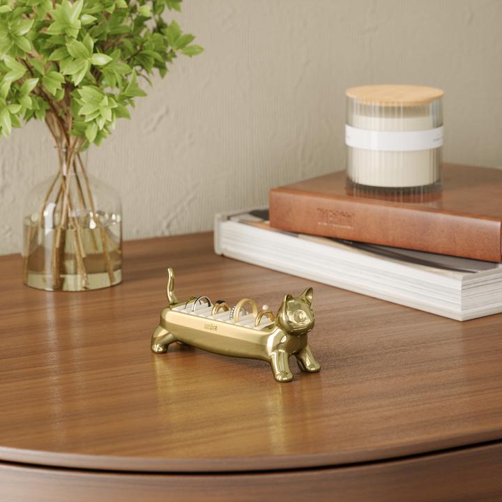 Produktbild Umbra Ali Cat Ring Holder Brass