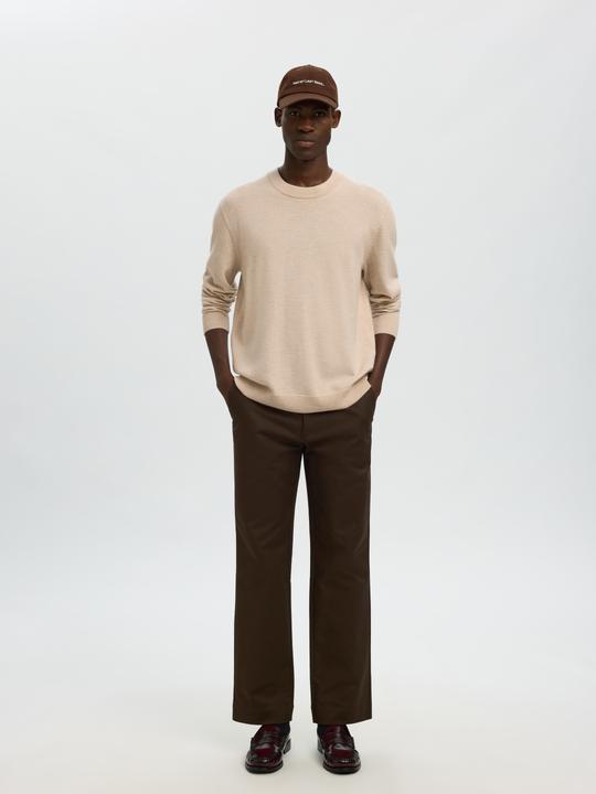Produktbild Selected Slhtray Merino Brushed Relaxed Crew Noos (L)