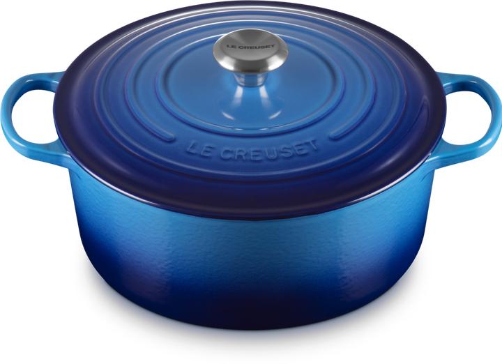 Produktbild Le Creuset Azure (Bräter + Schmortopf, Emaille, Gusseisen, 28 x 18.40 cm)