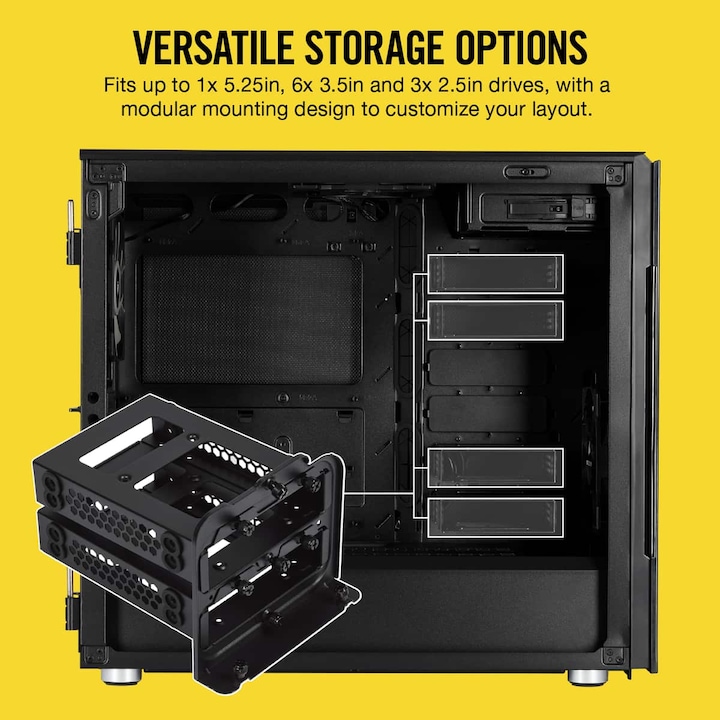 Actual product image Corsair Carbide 678C (ATX, mATX, Mini-ITX, E-ATX)