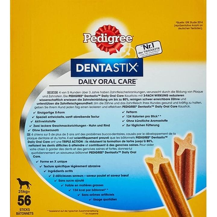 Produktbild Pedigree Dentastix (Adult, 56 Stk., 2160 g)