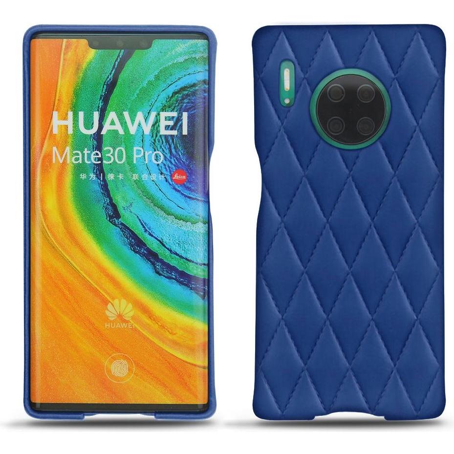 Noreve Lederschutzhülle (Huawei Mate 30 Pro), Smartphone Hülle, Blau