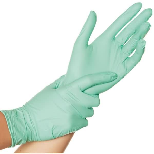 Produktbild Hygostar Nitrilhandschuhe SL Mintgrün L (L)