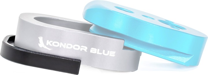 Image du produit Kondor Blue SmallHD Entretoise anti-torsion pour mini plaques à dégagement rapide (gris espace)